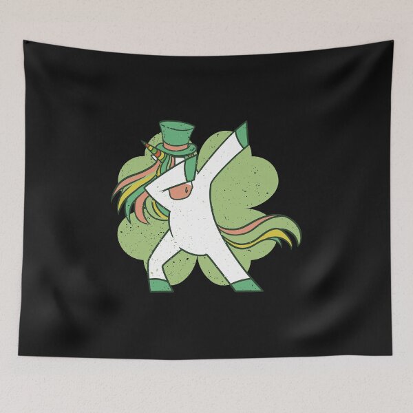 Item preview, St. Patrick's Day Dabbing Unicorn designed and sold by The Jackalope.