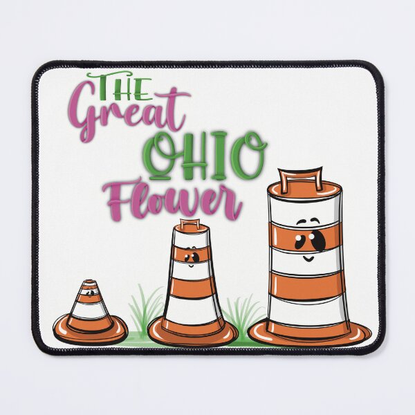 Item preview, The Great Ohio Flower, the Traffic Cone! designed and sold by For Art Sake.