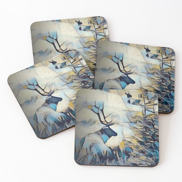 Item preview, Elk in Blue designed and sold by sabrinart42.