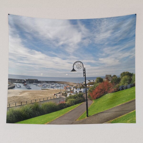 Item preview, Lyme Regis Harbour from Langmoor Gardens designed and sold by galpinimages.