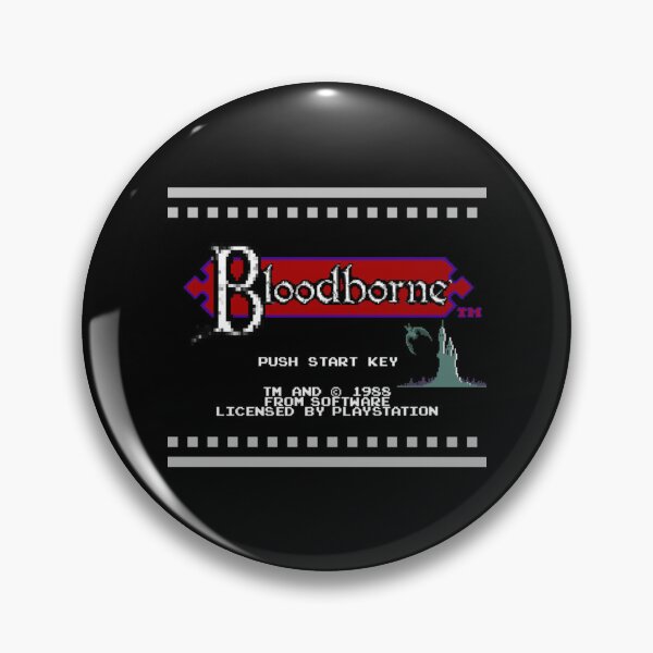 Item preview, 8-Bit Bloodborne Title Screen designed and sold by reJerrellOliver.