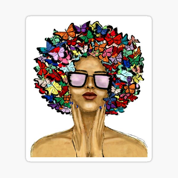 Butterfro Sticker