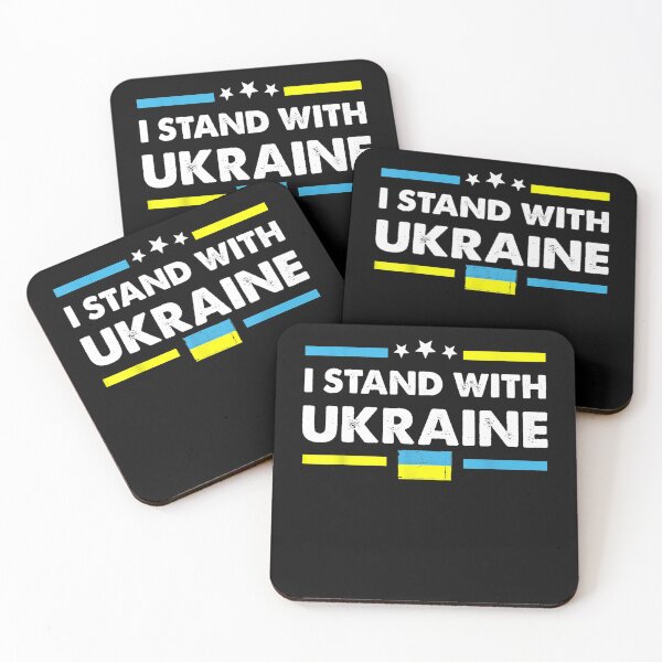 Artikelvorschau, I Stand with Ukraine Ukrainian flag supporting Ukraine entworfen und verkauft von Vic922.