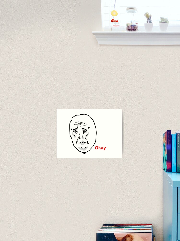 Sad Face Meme Canvas Prints for Sale