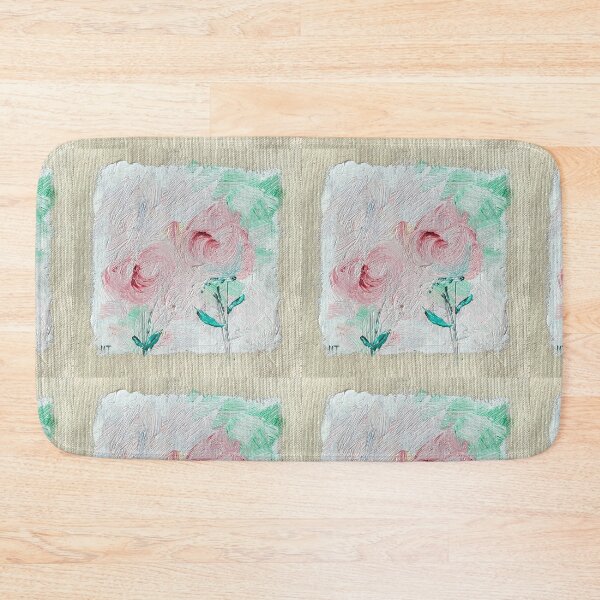 Item preview, Floral Square in Oils No. 2 designed and sold by Praline Creative.