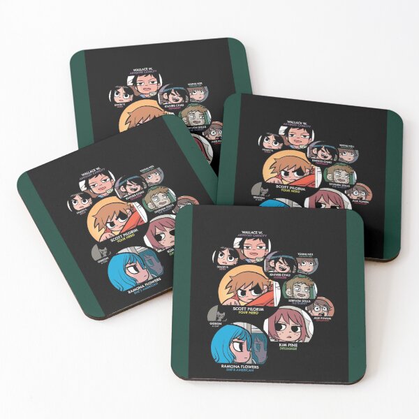Item preview, Scott Pilgrim characters Graphic  designed and sold by Geekbotss.