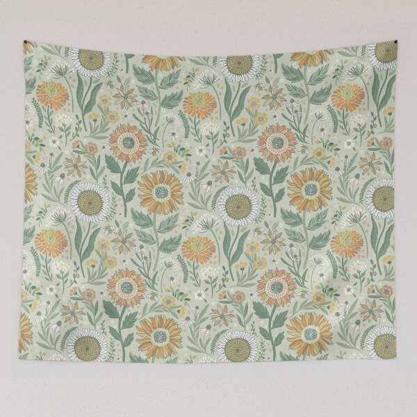 Item preview, Warm Neutrals Summer Garden designed and sold by Janet Broxon.