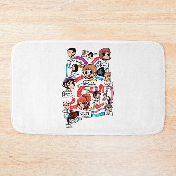 Item preview, Scott Pilgrim relationship map Fitted Scoop  designed and sold by Geekbotss.