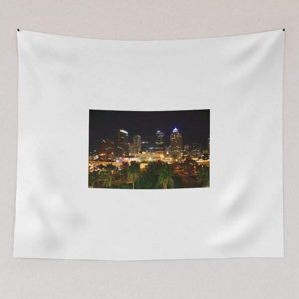 Item preview, Tampa Florida Skyline At Night designed and sold by LisaWootenPhoto.