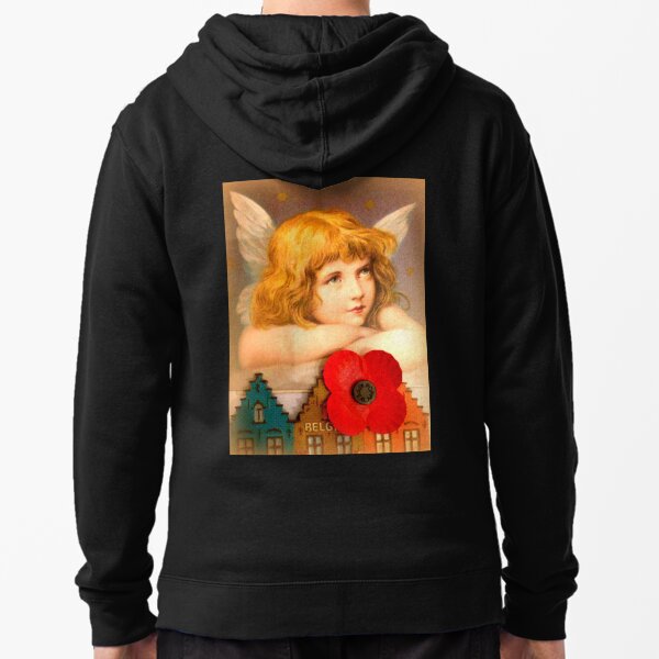 Christmas Angel with Poppy Zipped Hoodie