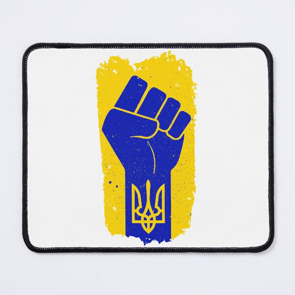 Item preview, Strong Ukrainian Supportive Ukraine Flag Raised Fist designed and sold by bylynnellal.