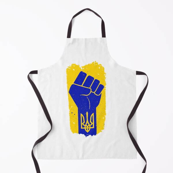 Item preview, Strong Ukrainian Supportive Ukraine Flag Raised Fist  designed and sold by bylynnellal.