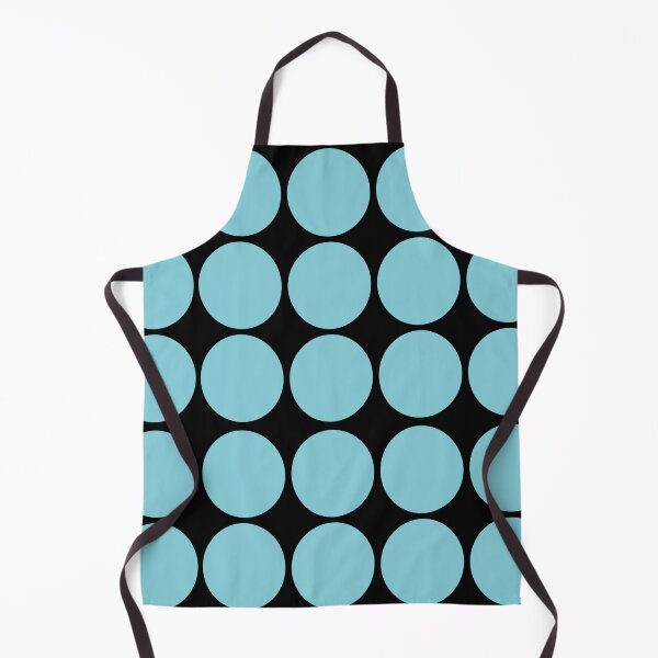 Item preview, Teal or Aqua circles on black background: decor, accent piece, gift idea, home, office, work place, birthday, friend, family designed and sold by Becky Hunter.