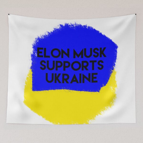 Item preview, Elon musk supports Ukraine designed and sold by Dipalo.