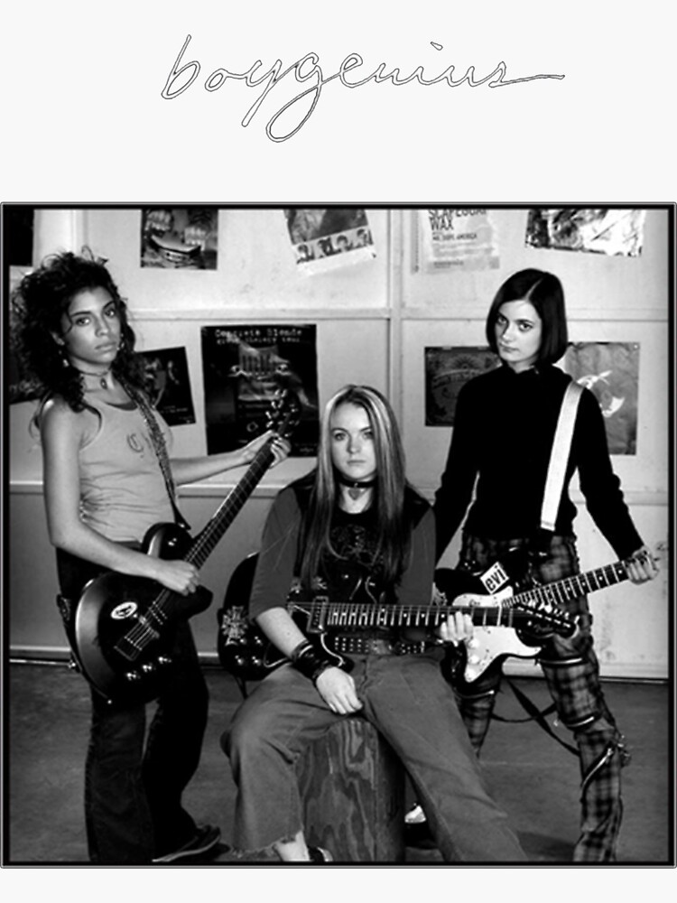 "boygenius x pink slip" Sticker by grossaspe Redbubble