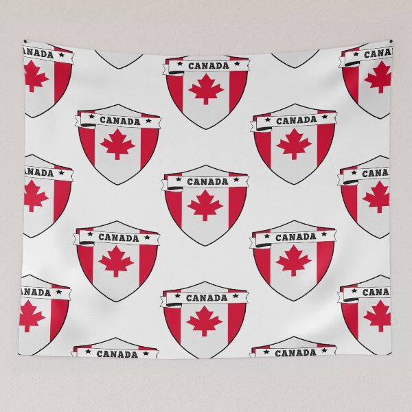 Item preview, CANADA COUNTRY SHIELD, MINIMALIST CANADA FLAG, I LOVE CANADA , I LOVE CANADA  designed and sold by bylynnellal.