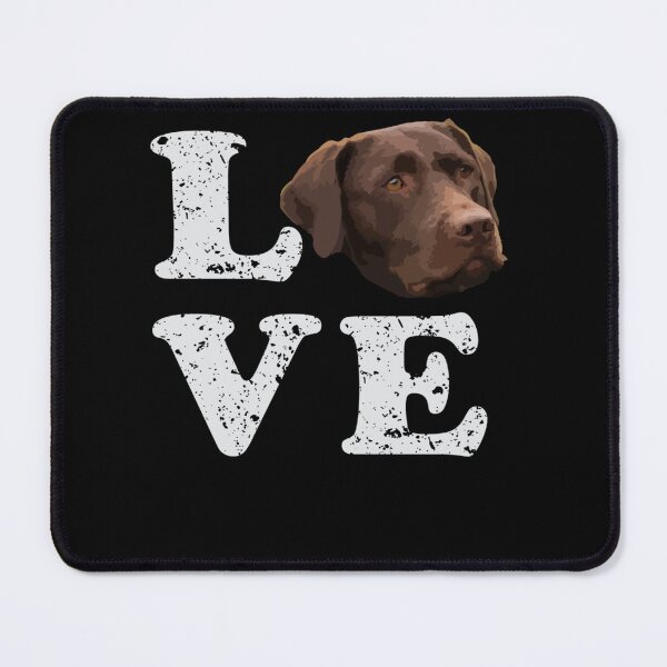 Item preview, Love My Chocolate Lab Labrador Retriever designed and sold by JeremyxLee.