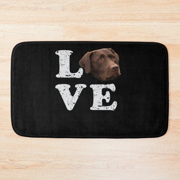 Item preview, Love My Chocolate Lab Labrador Retriever designed and sold by JeremyxLee.