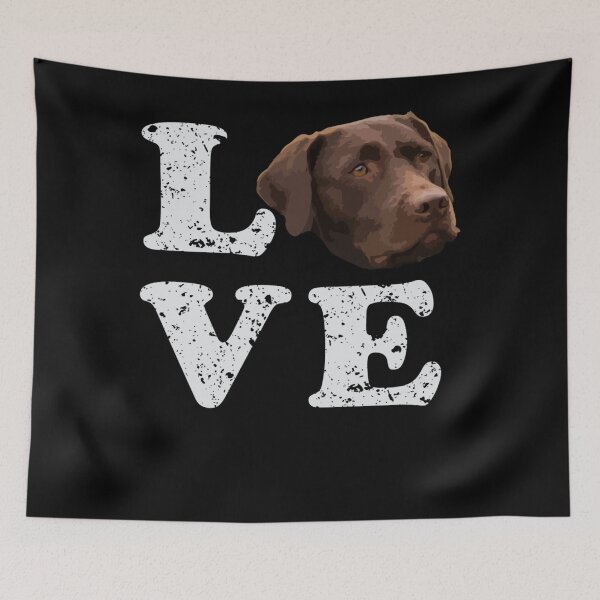 Item preview, Love My Chocolate Lab Labrador Retriever designed and sold by JeremyxLee.