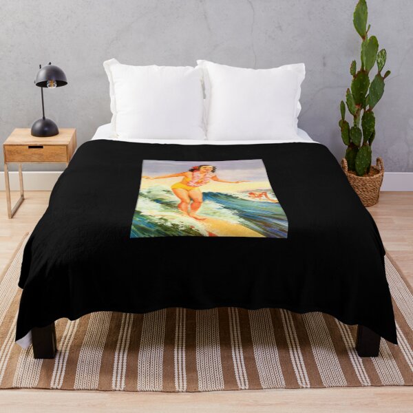 Item preview, Hawaii, Big Wave, Surf, Vintage Travel Poster Classic T-Shirt designed and sold by cohenashl6.