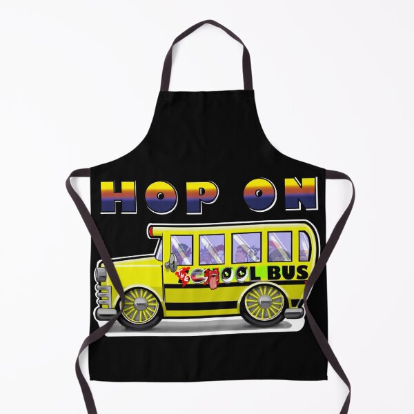 Item preview, Black background Hop on the cool bus designed and sold by KabronX.
