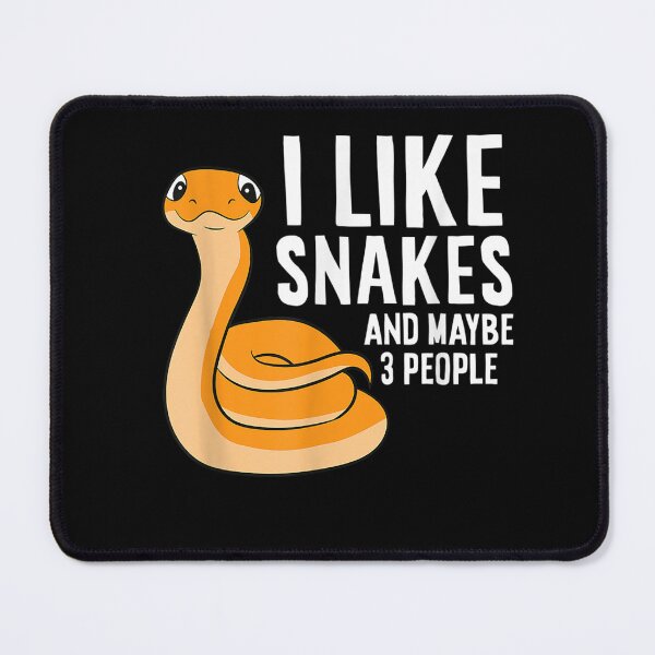 Item preview, I Like Snakes And Maybe 3 People Snake Reptile Lover T-Shirt designed and sold by ElenaOliynyk.
