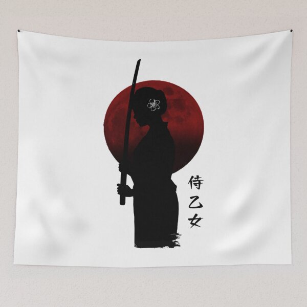 Item preview, Blood Moon Samurai Maiden designed and sold by reJerrellOliver.