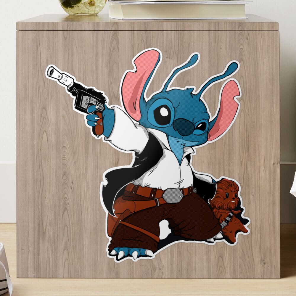 Star Stitch With Gun Sticker for Sale by ThompsonBeauty