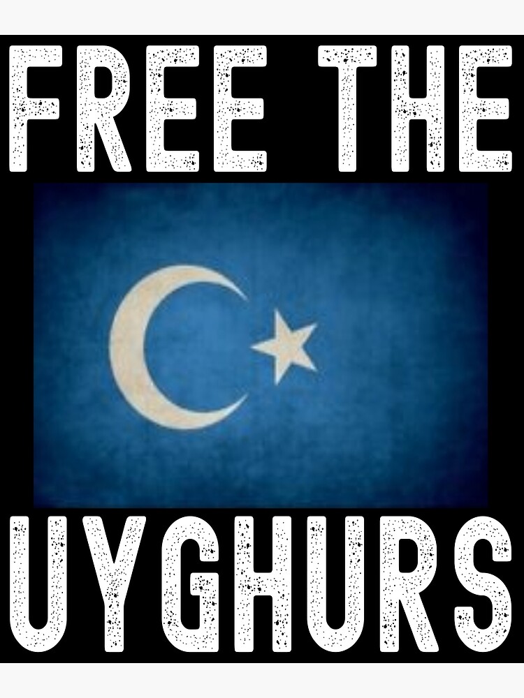 Disover Free the Uyghurs , save Uyghur Premium Matte Vertical Poster