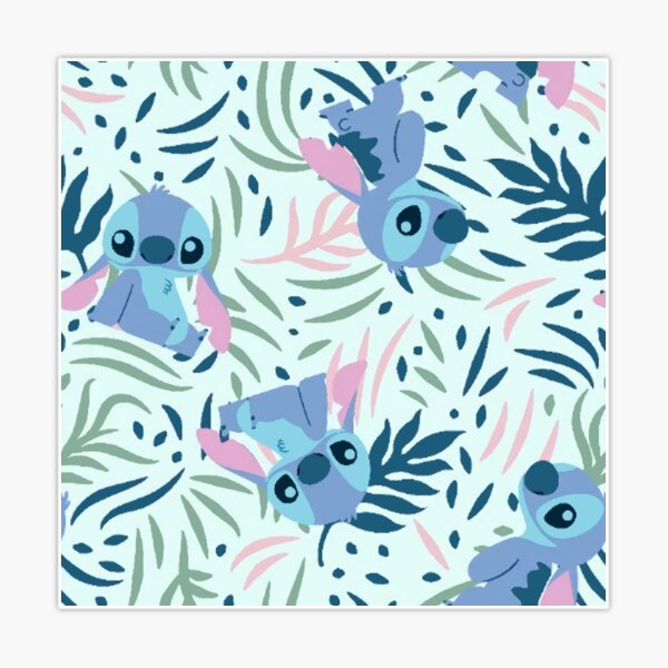 Cute Stitch Seamless Pattern Sticker for Sale by ThompsonBeauty