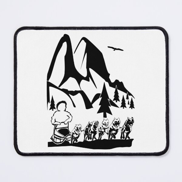 Item preview, Husky sled dog mushers designed and sold by BernhArt.
