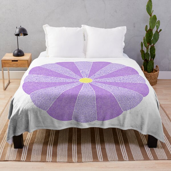 Item preview, Squiggle Flower - Purple - designed and sold by Xernition.