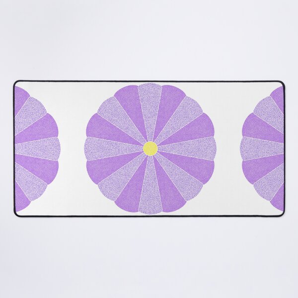 Item preview, Squiggle Flower - Purple - designed and sold by Xernition.