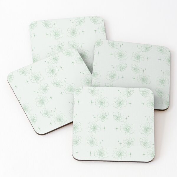 Item preview, Soft and aesthetic design of an anemone with a green background designed and sold by Soft-Maiot.