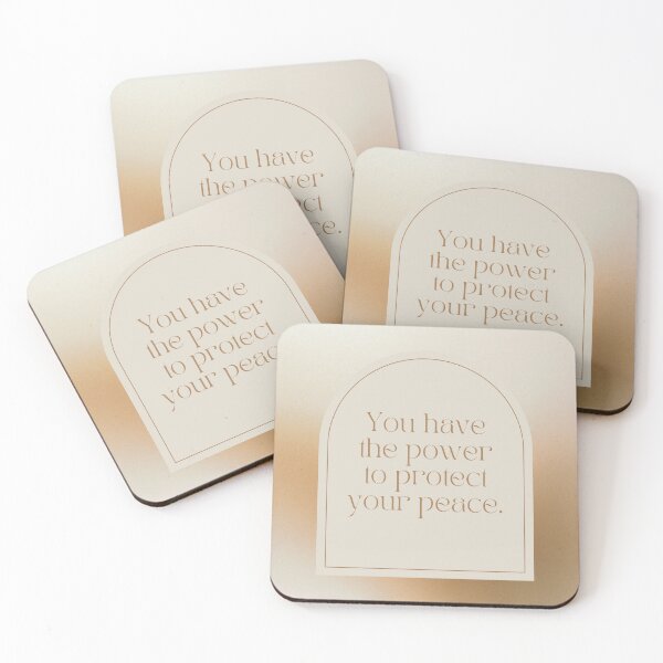 Item preview, Motivational Quote - Power to protect your peace designed and sold by Shope Buzz.
