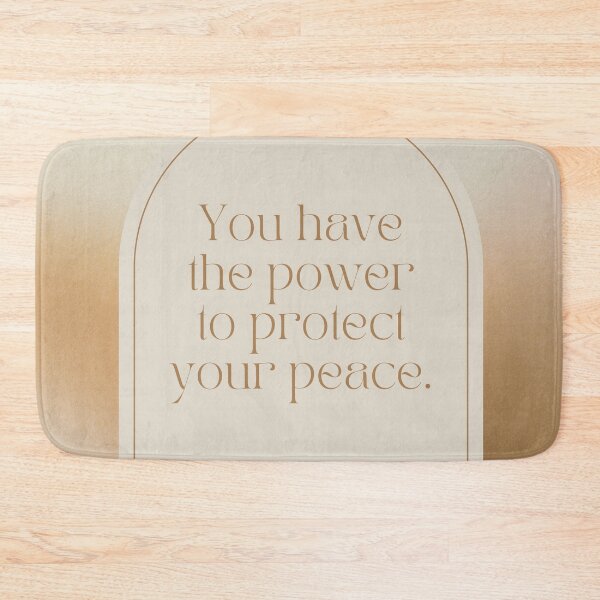 Item preview, Motivational Quote - Power to protect your peace designed and sold by Shope Buzz.