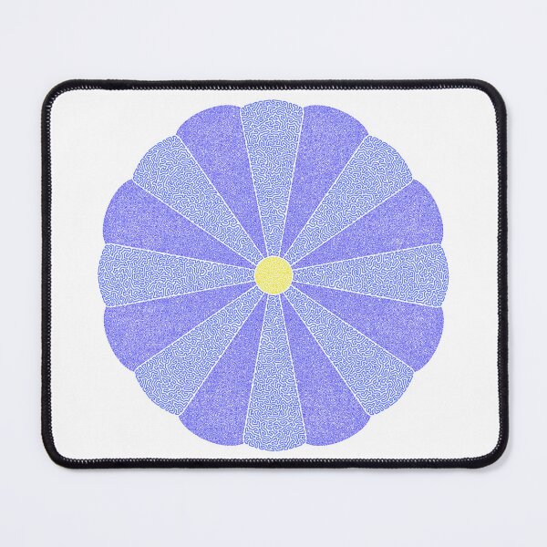 Item preview, Squiggle Flower - Blue - designed and sold by Xernition.