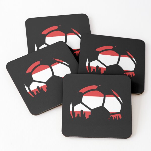 Item preview, Austria Skyline And Flag Football Austria Football Fan Soccer Season Supporting Austria C designed and sold by alishaston.