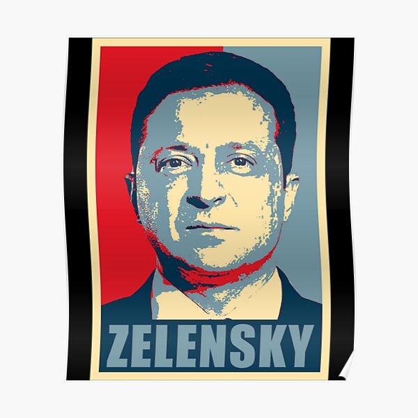 &ldquo;volodymyr zelensky&rdquo; Poster by Bellla-m | Redbubble