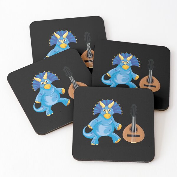 Artikelvorschau, Dinosaurier, der Ud spielt, lustiges gutes Dinosaurier-Ud-Liebhaber-blaues Design entworfen und verkauft von pedrored369.