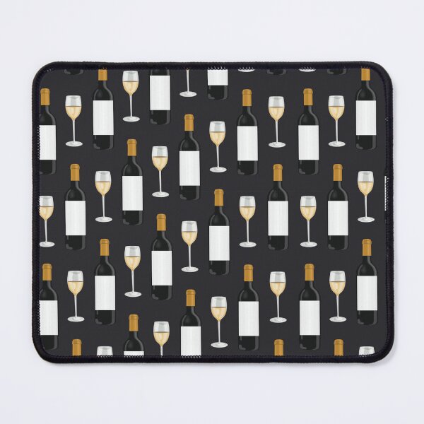 Item preview, Wine glasses and bottles seamless pattern designed and sold by EmilyFun.