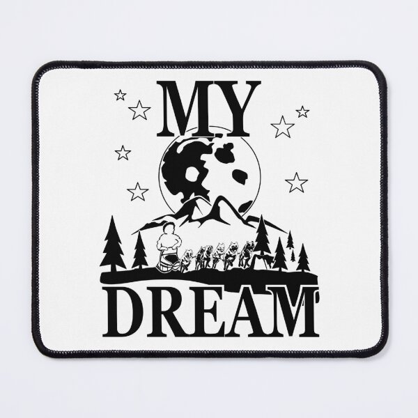 Item preview, Husky sled dogs My dream designed and sold by BernhArt.