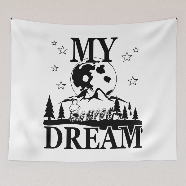 Item preview, Husky sled dogs My dream designed and sold by BernhArt.