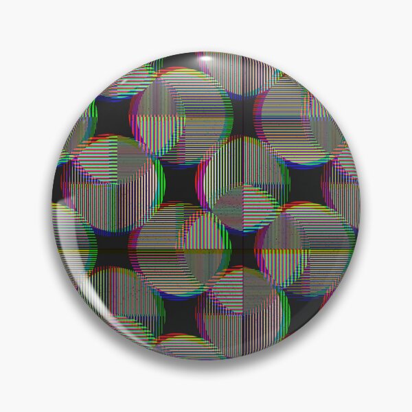 Item preview, Color Shifted Glitched Rainbow Circles designed and sold by brodolo.