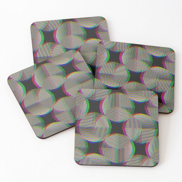 Item preview, Color Shifted Glitched Rainbow Circles designed and sold by brodolo.