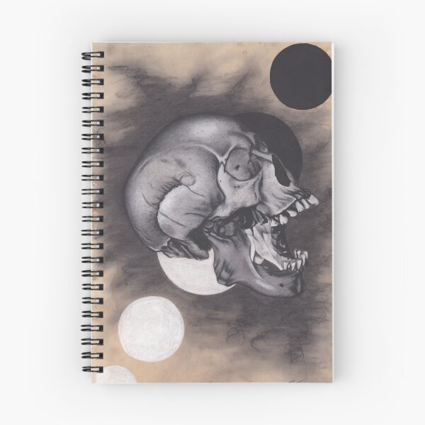 Item preview, Realism Charcoal Drawing of Screaming Skull designed and sold by brittnideweese.