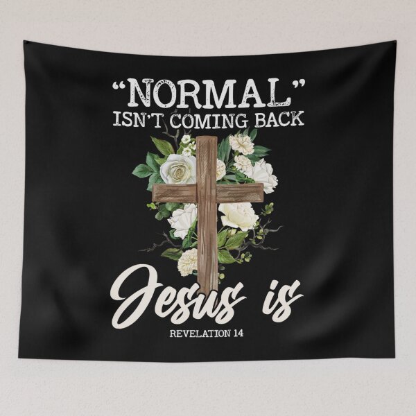 Item preview, Normal Isnt Coming Back But Jesus Is Revelation 14 Costume  designed and sold by JeremyxLee.