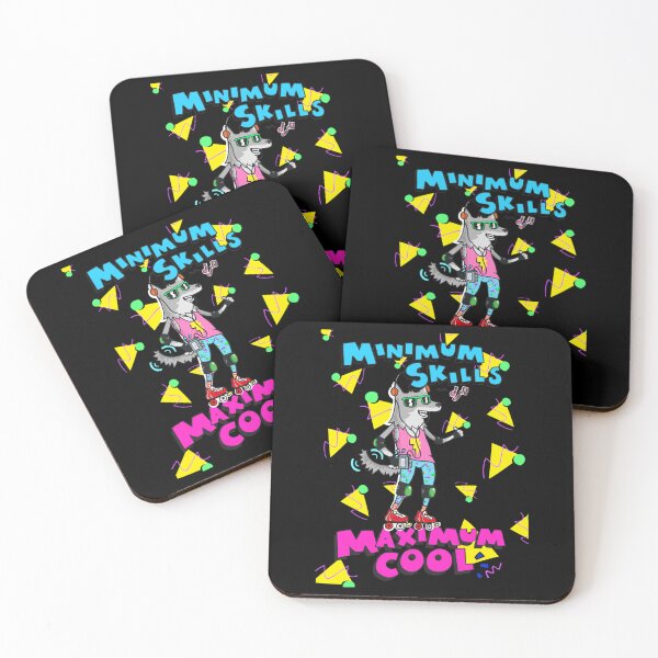 Item preview, Minimum Skills Maximum Cool Sticker designed and sold by batesyadi3.