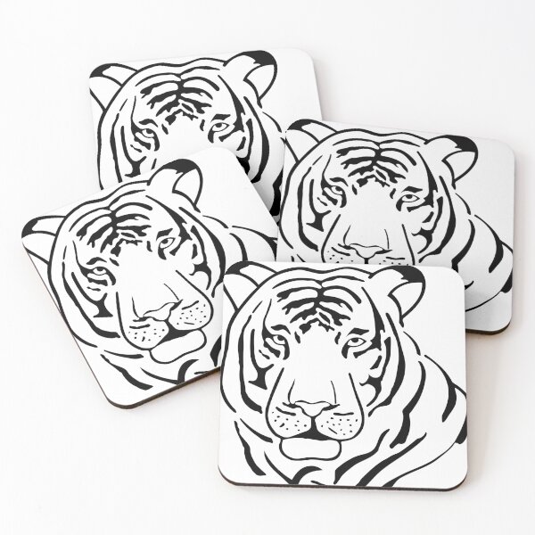 Item preview,  Tiger Outline designed and sold by Mywaymylife.