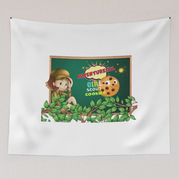 Aperçu de l'œuvre Biscuits aventuriers des Girl Scouts créée et vendue par Chrisblazestore.